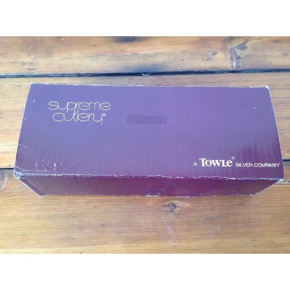Set 30 Towle Supreme Cutlery Stainless Spoons Knives Forks Flatware Silverware